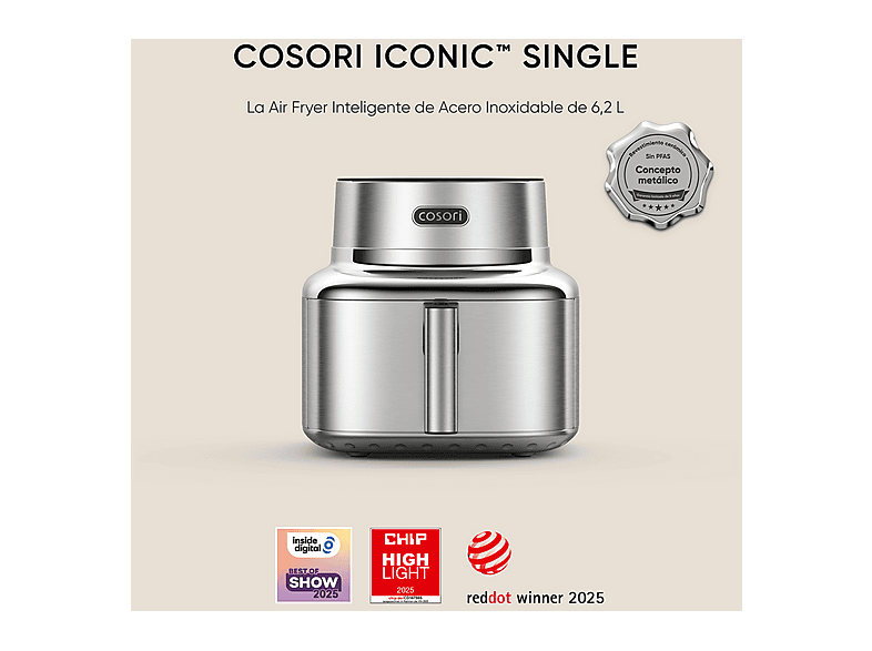 Freidora de aire COSORI — 6.2L y 1725 W — foto 6