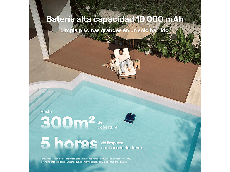 Robot limpiafondos BEATBOT — 20 m y Batería (mod. Sora P7 BEATBOT) — foto 3