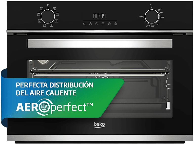 Horno compacto BEKO en color Negro, Multifunción — foto 5