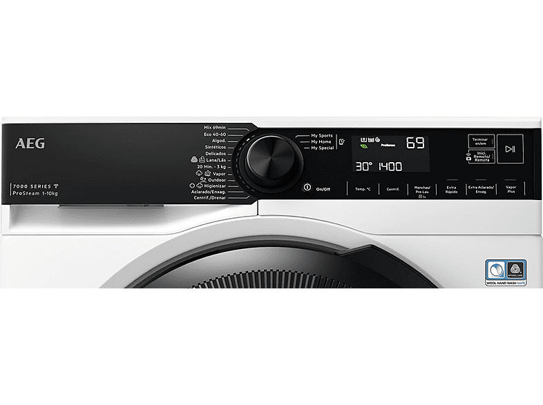 Lavadora carga frontal AEG en color Blanco, 10 kg — foto 3
