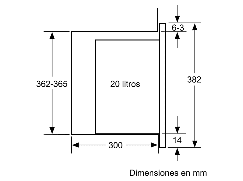 BOSCH Microondas integrable 800W en color Plata — foto 7