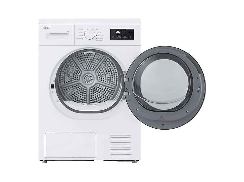 LG Secadora bomba de calor en color Blanco — 8 kg y 8 programas — foto 4