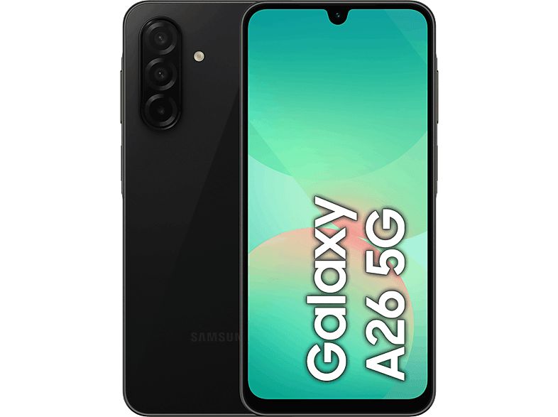 Móvil SAMSUNG en color Negro (mod. Galaxy A26)