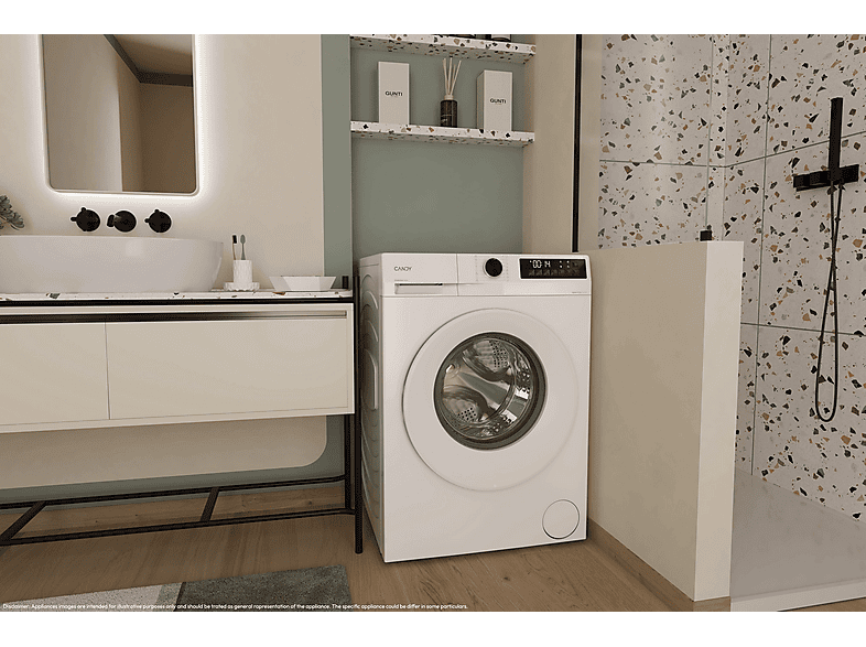 Lavadora carga frontal CANDY en color Blanco (mod. GD 4105-S ProWash 300) — foto 16