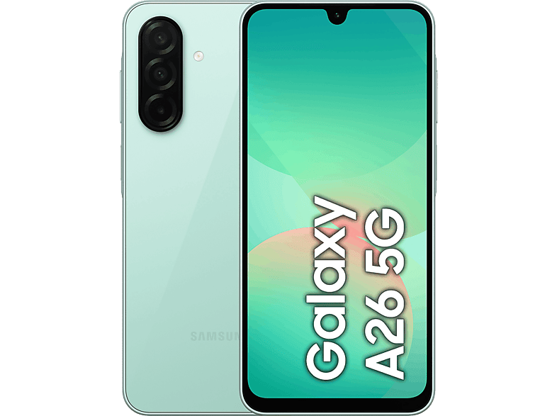 SAMSUNG Móvil 256 GB (mod. Galaxy A26) en color Menta