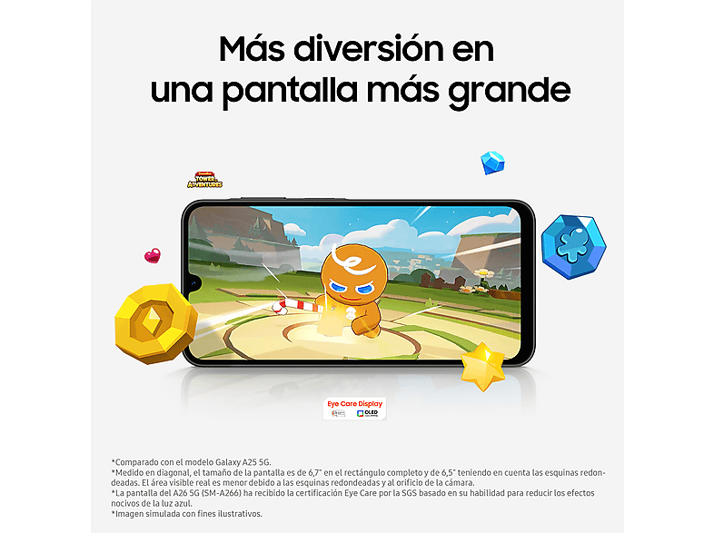SAMSUNG Móvil 256 GB (mod. Galaxy A26) en color Menta — foto 9