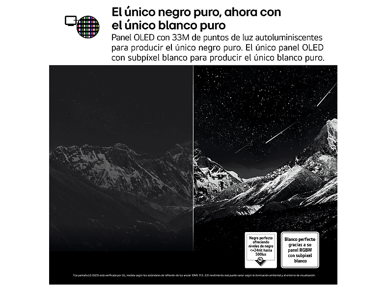 TV OLED 55" LG en color Negro — foto 4