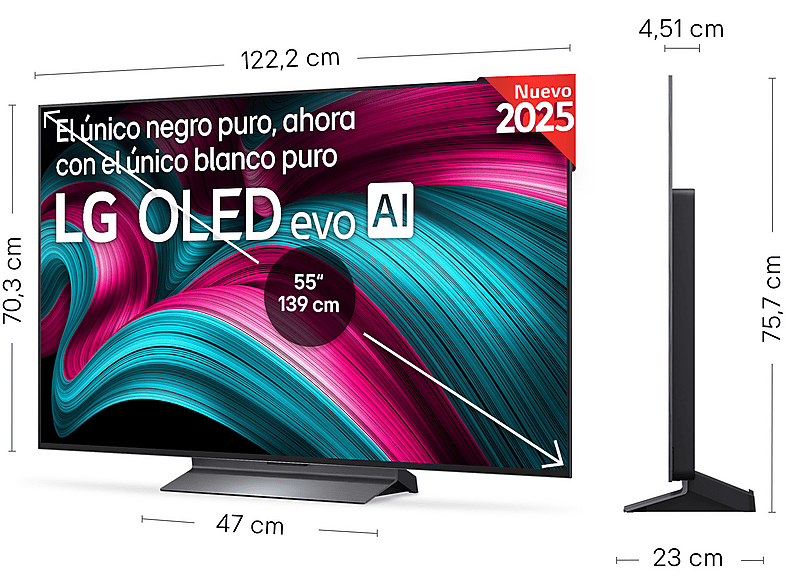 TV OLED 55" LG en color Negro — foto 17