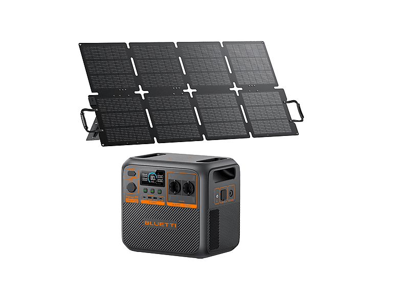 Estación de energía BLUETTI — Deportes y 2073.6Wh (mod. KIT Premium 200 V2(AC270P)+130W)