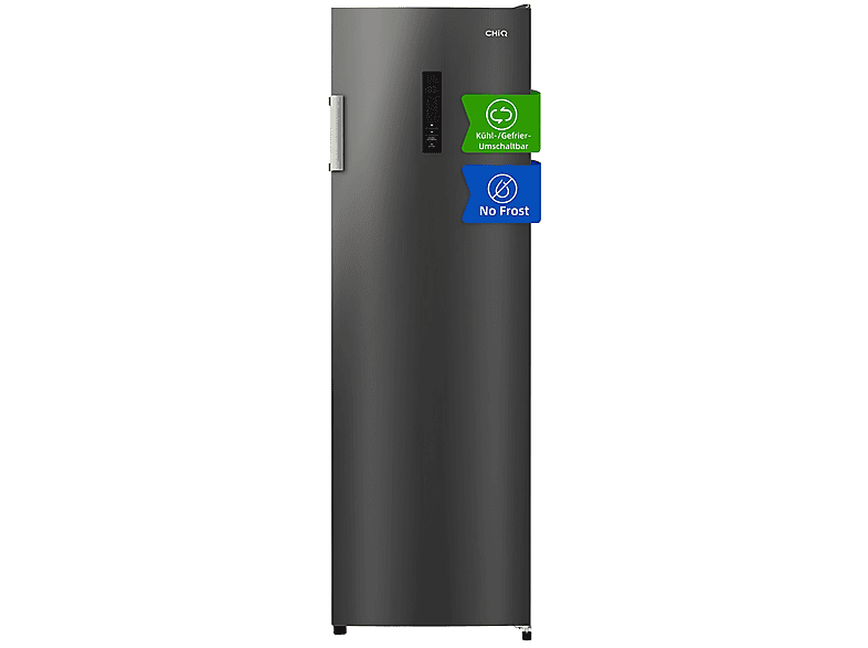 Congelador vertical CHIQ con 206 l en color Color Inox Oscuro
