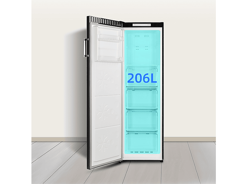 Congelador vertical CHIQ con 206 l en color Color Inox Oscuro — foto 4