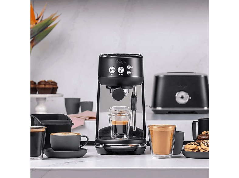 SAGE Cafetera express 9 bar (mod. the Bambino®) en color Trufa negra — foto 7