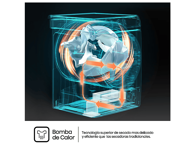 HISENSE Secadora bomba de calor en color Blanco — 9 kg y 16 programas — foto 9