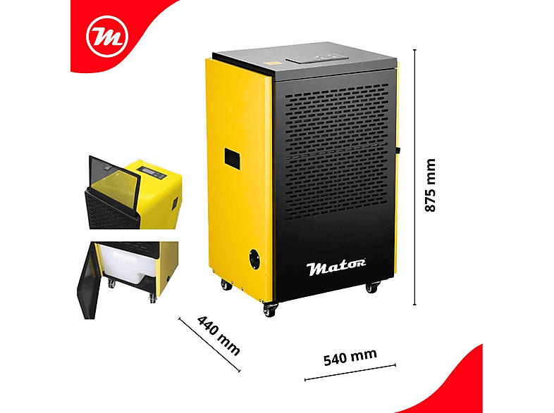 Deshumidificador MATOR con 150 l en color Negro — foto 3