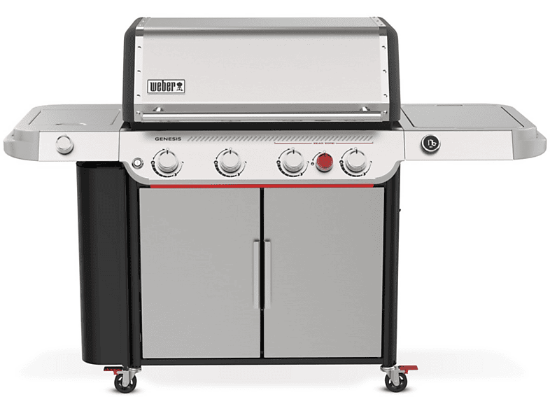 Barbacoa de gas WEBER en color Plata, 86 x 48 cm
