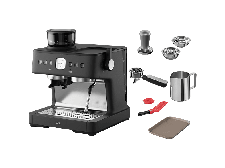 AEG Máquina espresso en color Negro — 20 bar y 2200 W — foto 9