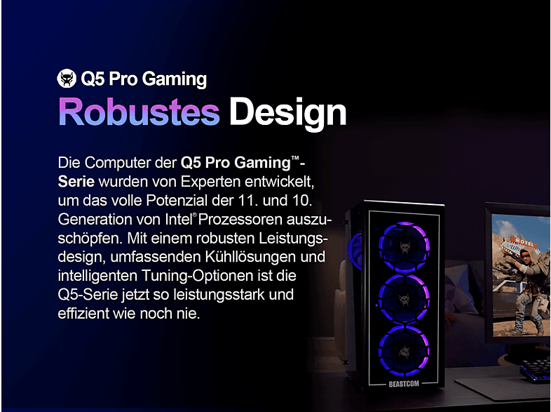 PC Gaming BEASTCOM con Intel® Core™ i7-11700F — foto 6