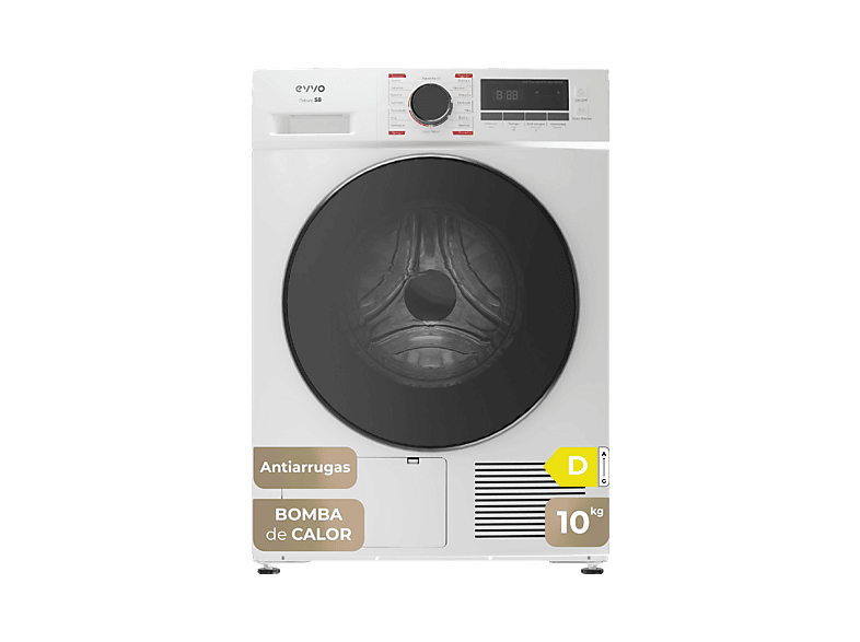 Secadora bomba de calor EVVO en color Blanco (mod. S10 D)
