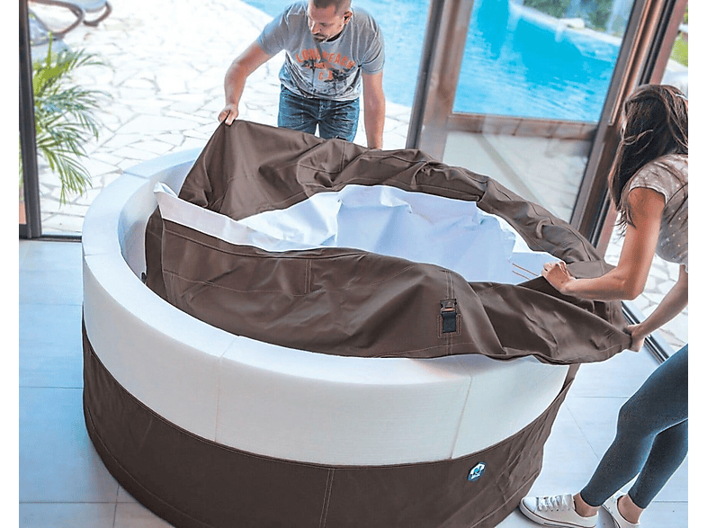 Spa de exterior NETSPA con None en color Blanco — foto 11