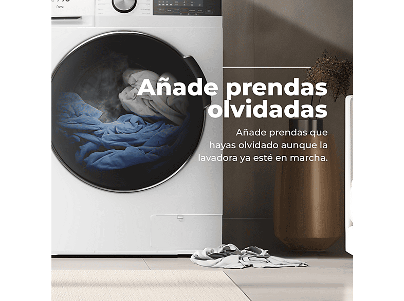 EVVO Lavadora carga frontal en color Gris (mod. Nova 8X) — foto 6