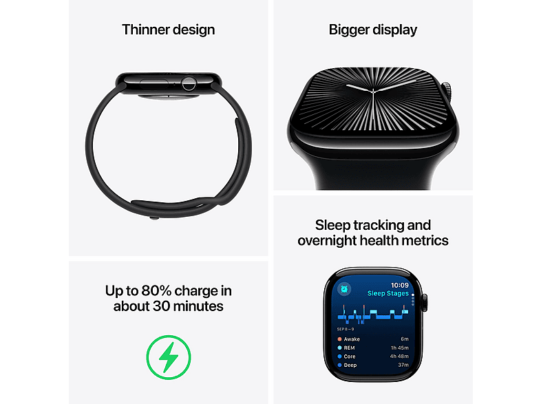 APPLE Smartwatch en color Gris — S/M y Titanio — foto 3
