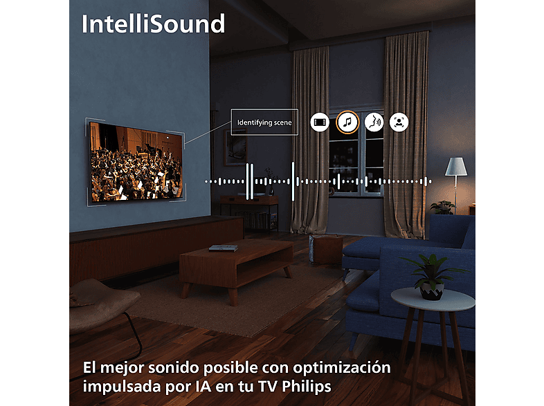 TV Mini LED 55" PHILIPS en color Negro — foto 9