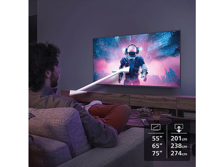 TV Mini LED 55" PHILIPS en color Negro — foto 14