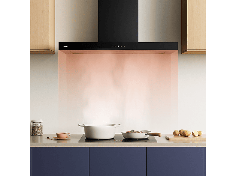 Campana Decorativa CIARRA en color Negro, 4 velocidades — foto 4