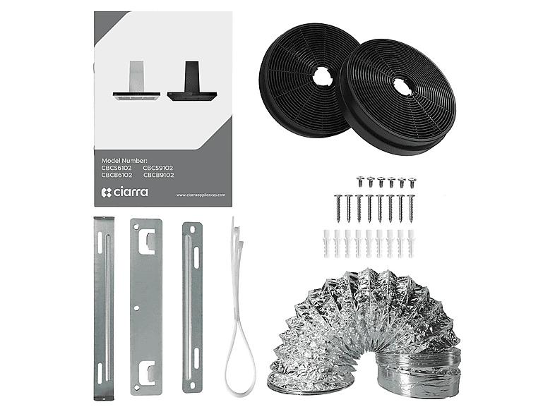 Campana Decorativa CIARRA en color Negro, 4 velocidades — foto 9