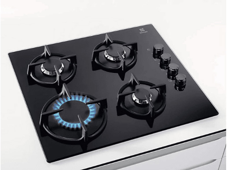 Placa de gas ELECTROLUX con 4 zonas en color Negro — foto 6