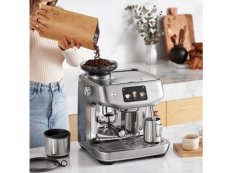 SAGE Cafetera express en color Acero inoxidable cepillado — 15 bar y 1600 W — foto 5