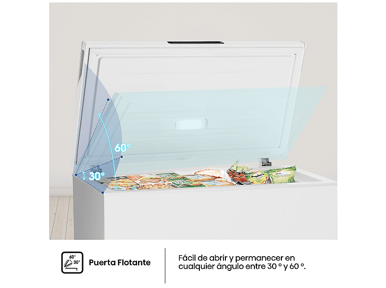 HISENSE Congelador horizontal en color Blanco — 84.7 cm y 297 l — foto 9