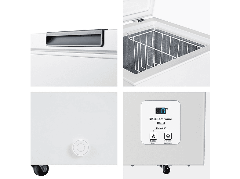 HISENSE Congelador horizontal en color Blanco — 84.7 cm y 297 l — foto 13