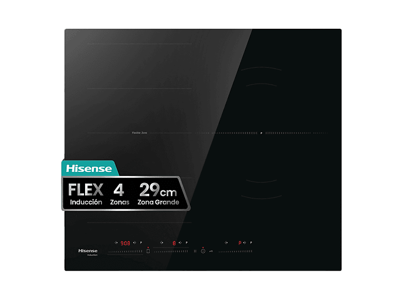 Placa inducción HISENSE en color Negro de 3 zonas
