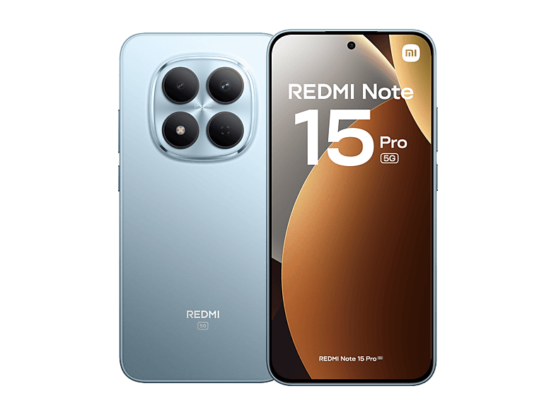 Móvil XIAOMI en color Azul glaciar (mod. Redmi Note 15 Pro)