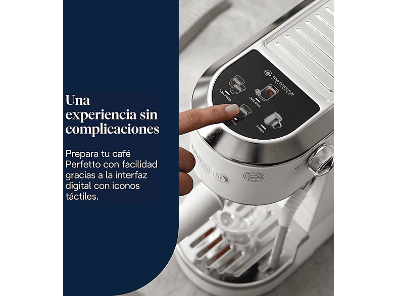 Cafetera express DE LONGHI en color Blanco, 15 bar — foto 3