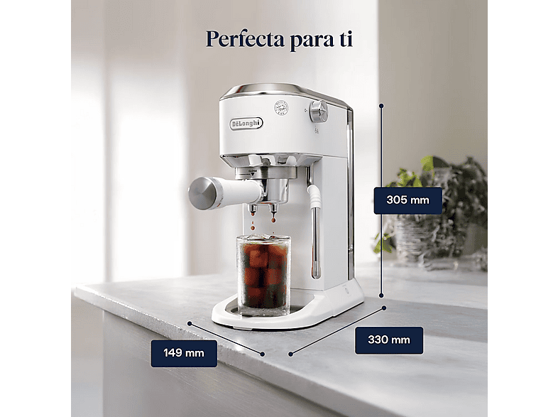 Cafetera express DE LONGHI en color Blanco, 15 bar — foto 8