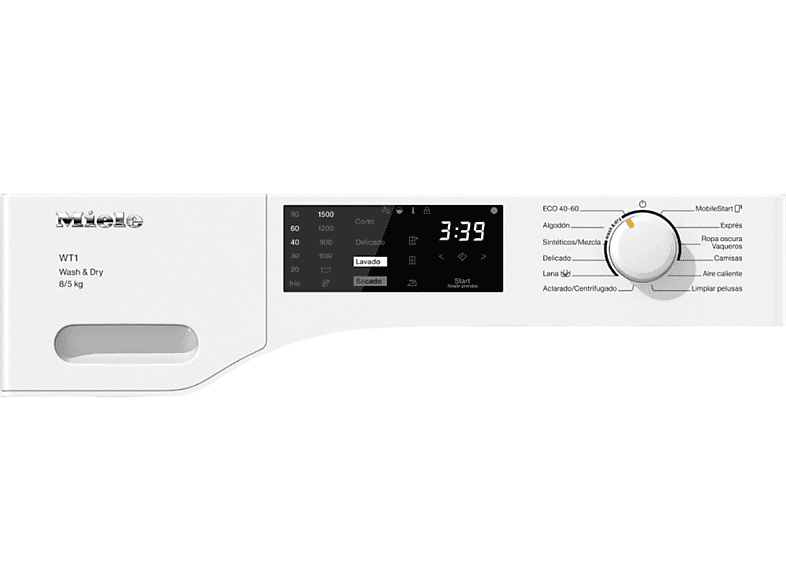 MIELE Lavadora secadora en color Blanco (mod. WTD 160 WCS) — foto 3