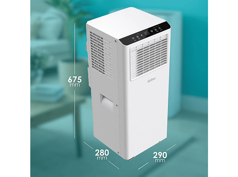 DAITSU Aire acondicionado portátil 7000 fg/h en color Blanco — foto 4