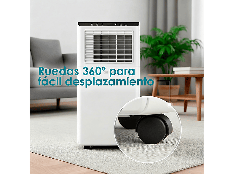 DAITSU Aire acondicionado portátil 7000 fg/h en color Blanco — foto 6