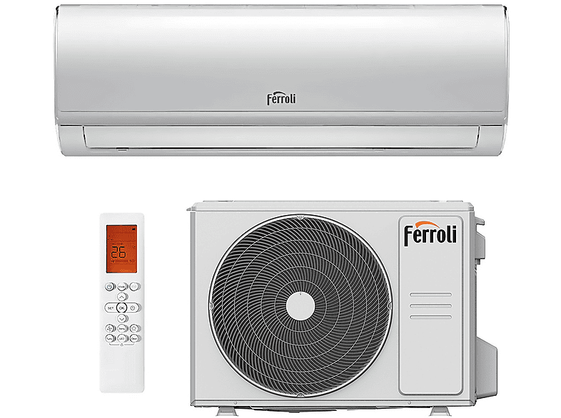 Split 1x1 FERROLI con Función Inverter en color Blanco
