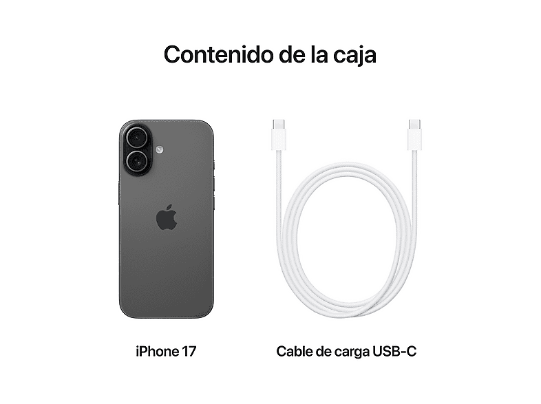 Smartphone APPLE en color Negro (mod. iPhone 17) — foto 8