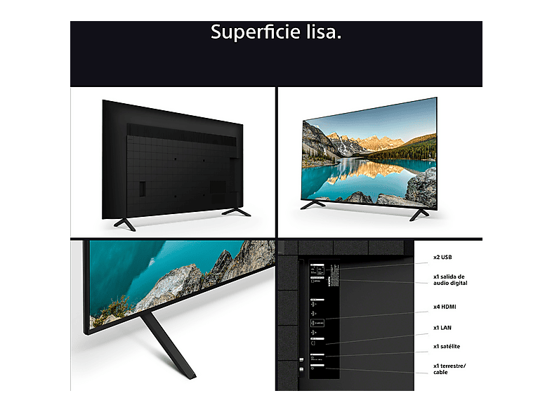 TV LED 55" SONY en color Negro de Direct LED — foto 9