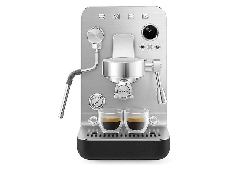 SMEG Cafetera espresso en color Negro, Acero inoxidable — 15 bar y 1700 W — foto 6