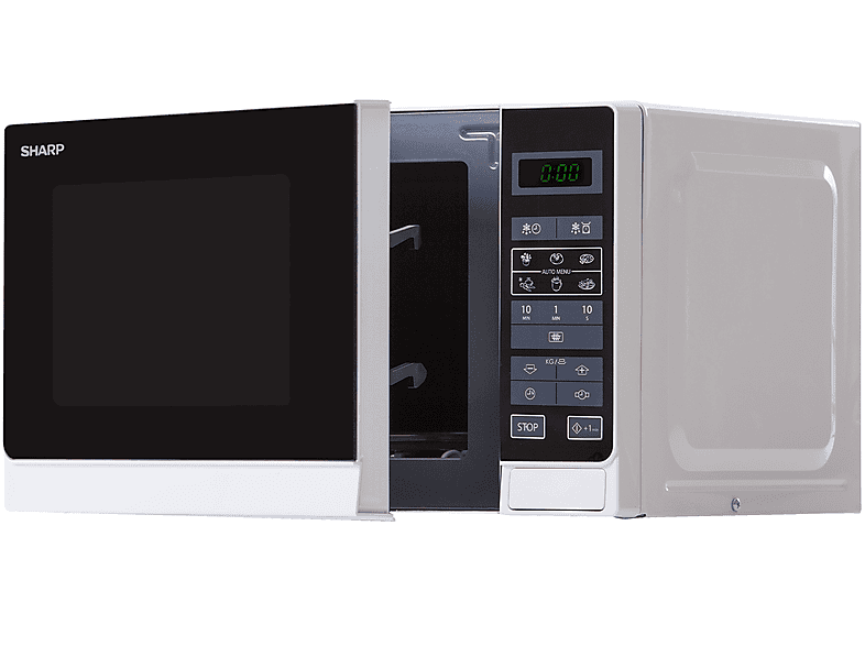 Microondas libre instalación SHARP en color Blanco, 800 W — foto 4