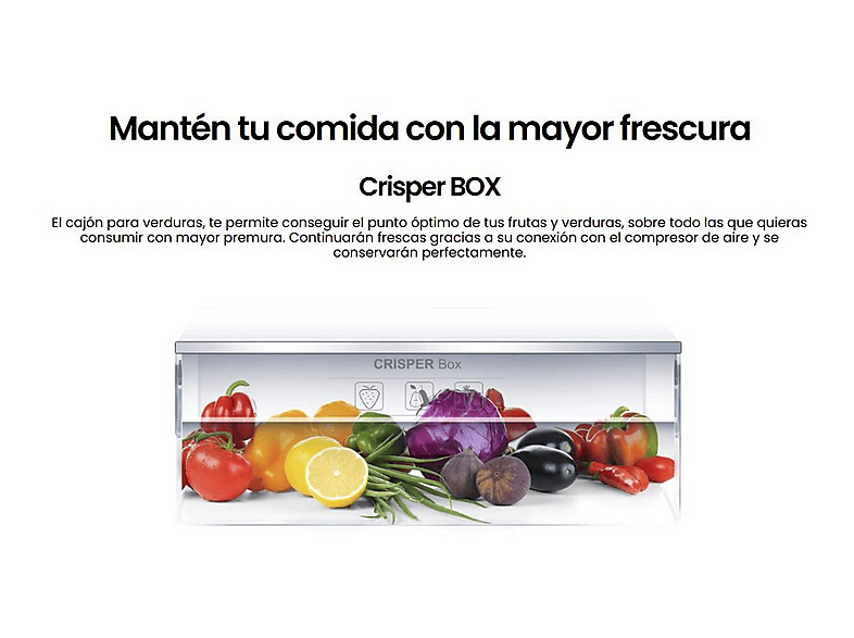 Frigorifico dos puertas INFINITON en color Inox de Altura 160 cm — foto 5