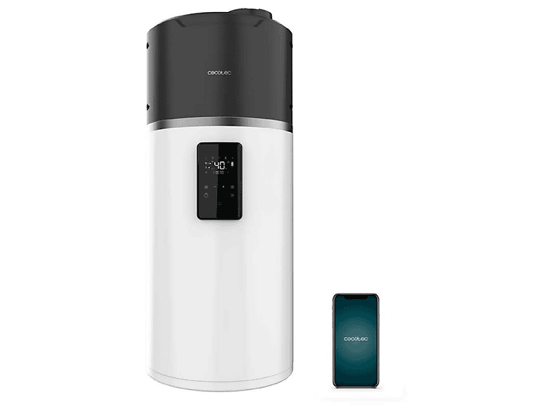CECOTEC Termo eléctrico en color Blanco — 100 l y Electrónico