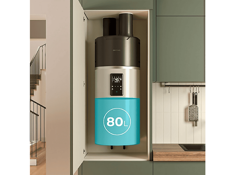 Termo eléctrico CECOTEC con 80 l en color Blanco — foto 4