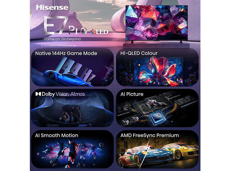 HISENSE TV QLED 43" en color Black — QLED 4K y Smart TV — foto 7