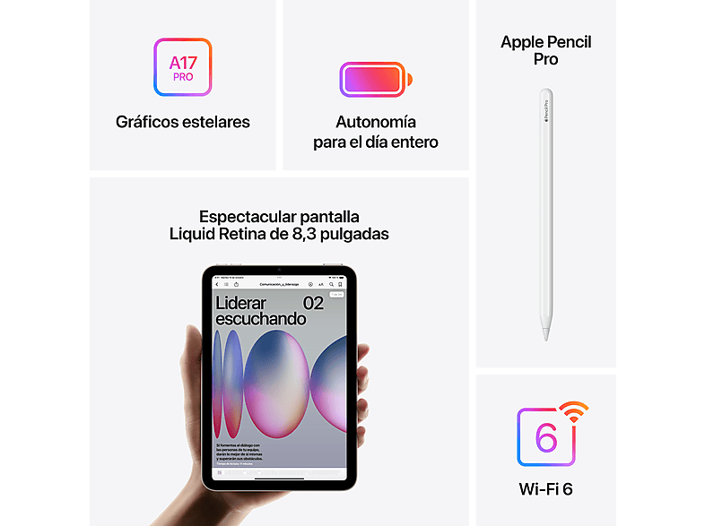 Tablet APPLE con 512 GB en color Gris espacial — foto 6
